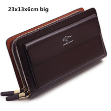 Load image into Gallery viewer, genuine leather men wallets