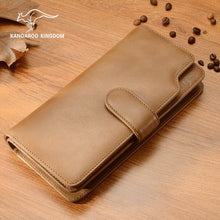 Load image into Gallery viewer, genuine leather men wallets
