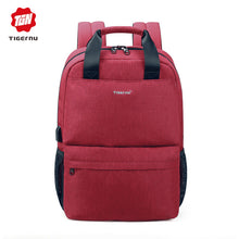 Load image into Gallery viewer, Tigernu Brand Casual fashion women USB charging School Backpack