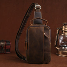 Load image into Gallery viewer, Genuine Leather Men's Hand Bag